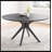 47.2" Solid Wood Round Dining Kitchen Table For 4-6 People With Intersecting Pedestal Base-2143005296-2143005302