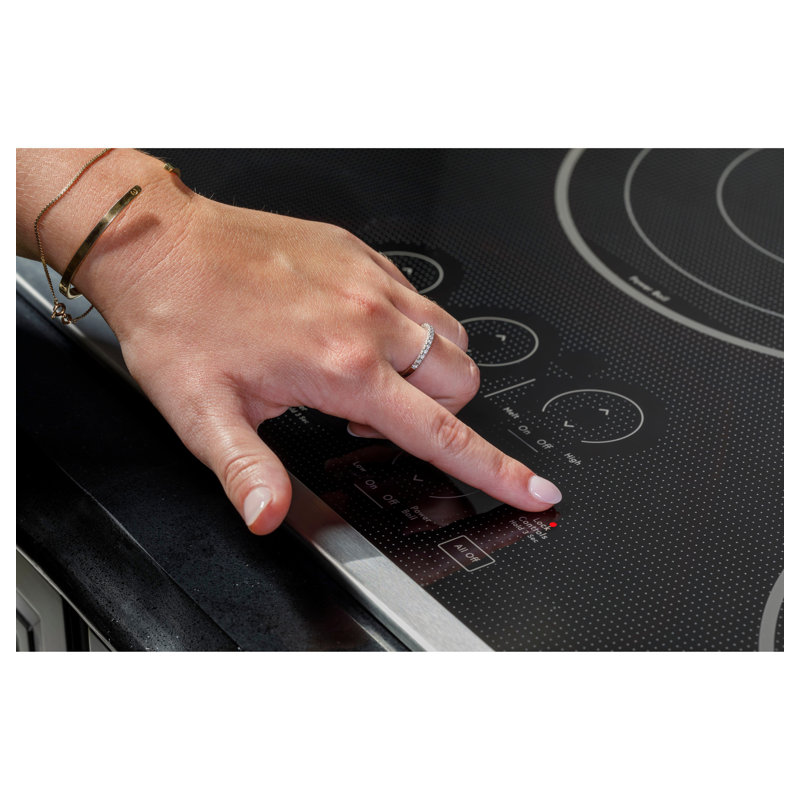 36.13" Electric Cooktop with 5 Elements, Stainless Steel