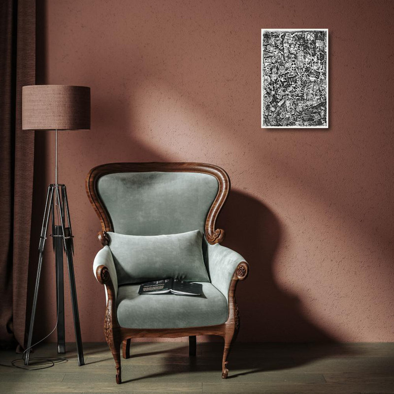 Art sur toile tendue avec galerie Klee, Paul de Wrought Studio ™: Petit monde, H 18 po x l 13 po