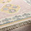 Ferrand Oriental Hand Woven Wool Area Rug in Pink/Yellow/Slate-1383927744
