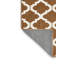 Tapis brun treillis lavable à la machine-673958191