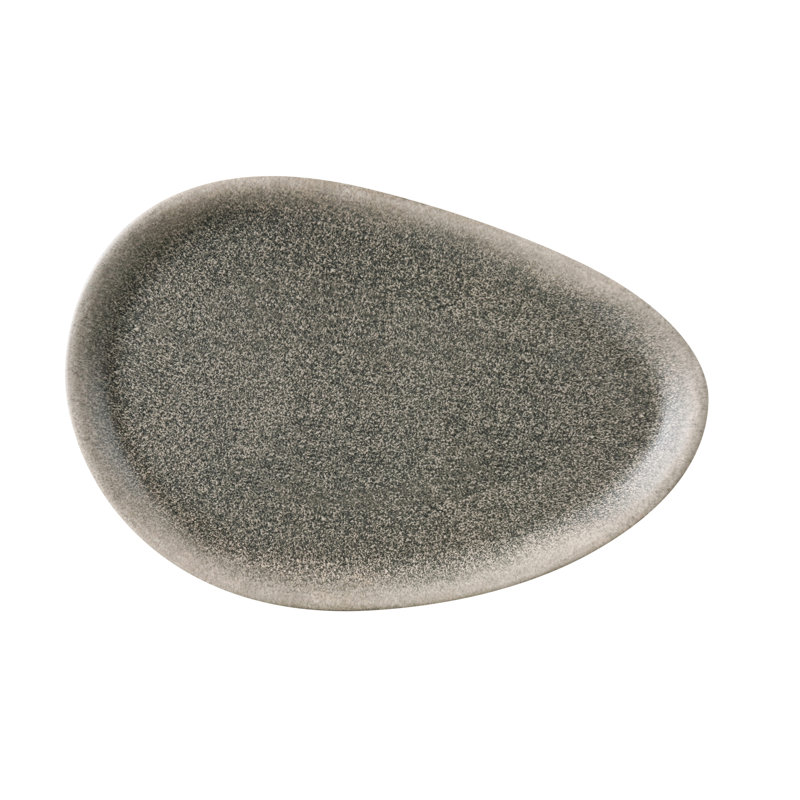 Assiette ovale 12 po x 7 3/4 po x 3/4 po