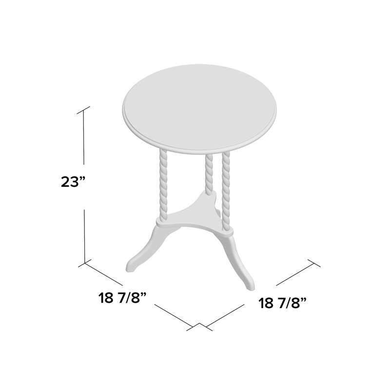 Harlen End Table, Pink