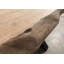 Solid Wood Top Metal Base Dining Table-64126007-64126008-64126012
