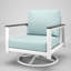Chaise berçante d'extérieur en métal avec coussin Sunbrella Townsend-976722839-976722842