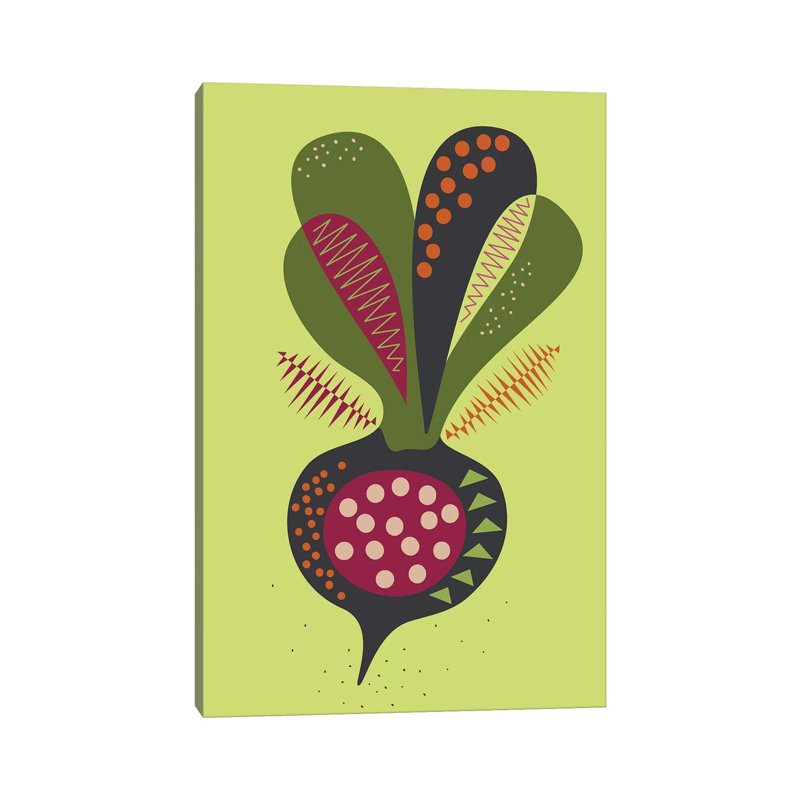 Beetroot by Flatowl - Wrapped Canvas Print, 30.48 cm H x 45.72 cm W