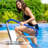 Pool Handrail 39"X 32" Swimming Pool Rail 304 Stainless Steel 250LBS Load Capacity Rustproof Pool Handrail