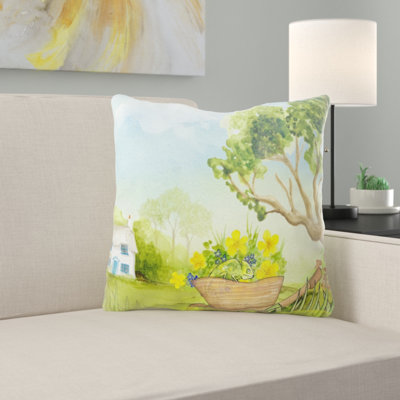Mcmullin Outdoor Reversible Throw Pillow