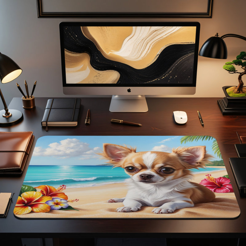Polyester Desk Pad, 23.6x13.8