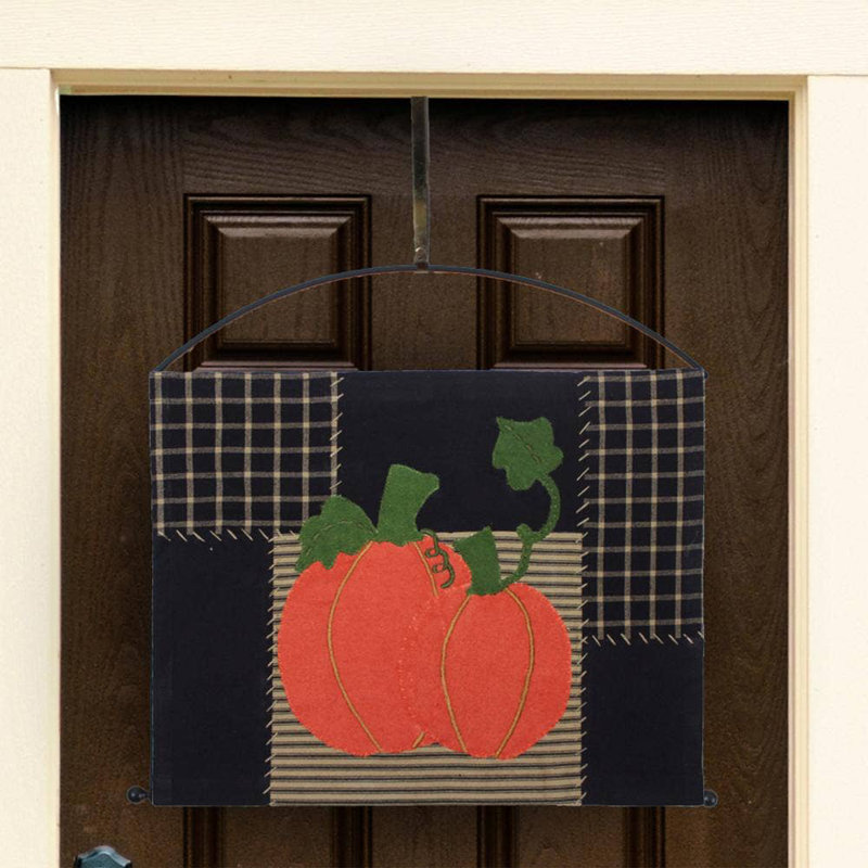 F Pumpkin Patchwork Pennant