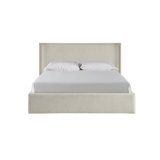 Avaline Owen Upholstered Storage Wingback Bed
