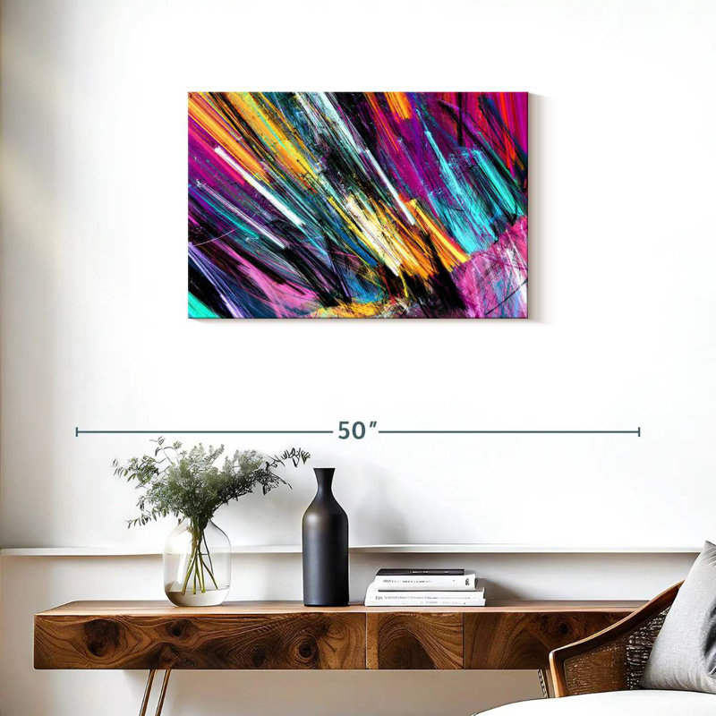 Avery Rainbow Abstract, 20" H x 30" W