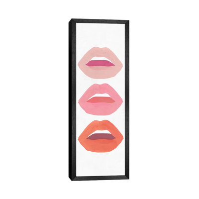 Red Lips II by Isabelle Z - Panoramic Print on Canvas