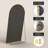 Large Oversized Arched Floor Mirror With Stand, Wall Mirror-34507447-34507445