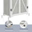 Remise de rangement extérieure verrouillable verticale en bois massif l 3 pi x P 2 pi-98667794