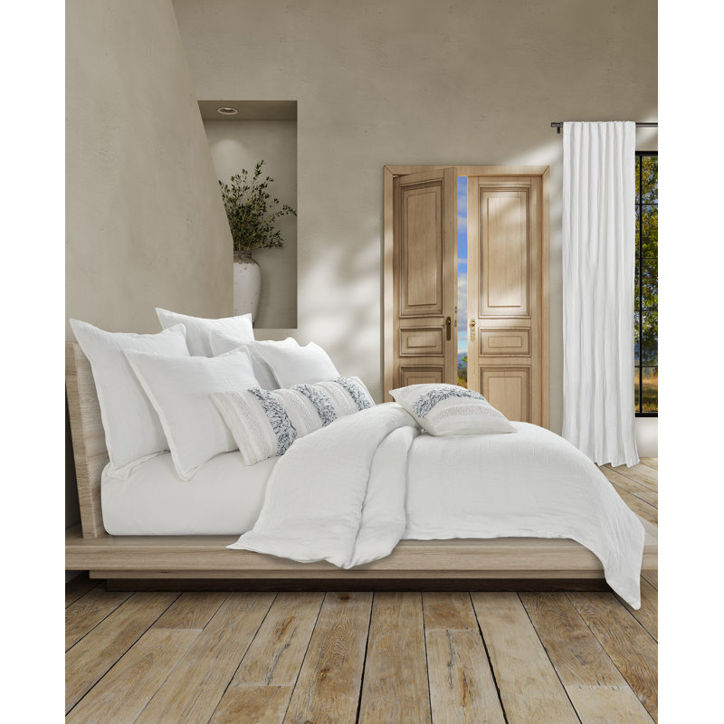 Seacove Duvet Cover, White, Queen Duvet Cover