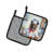 Caroline's Treasures The Dog Chef Polyester Potholder Set