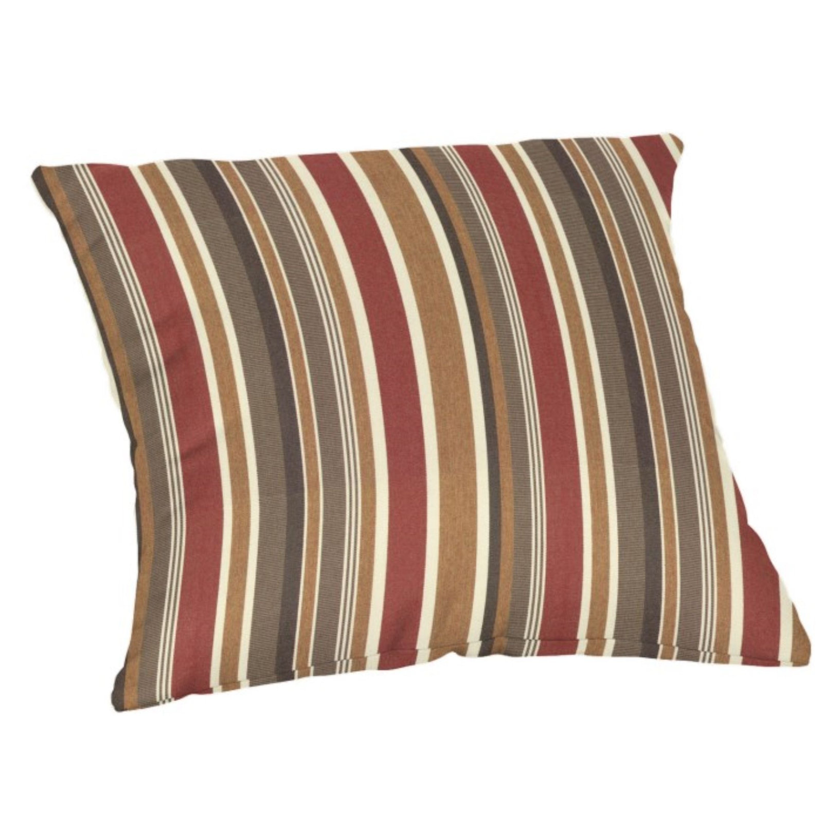 Sunbrella® Throw Pillow, 15"H x 15"W, Brannon Redwood Sunbrella®