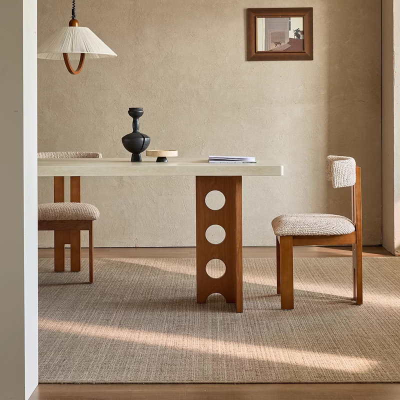 Table de salle à manger rectangulaire de style français