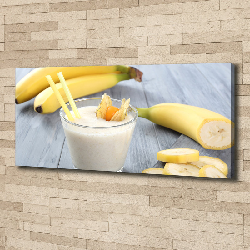 Banana Cocktail - Wrapped Canvas Print
