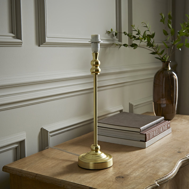 Reselva Metal Table Lamp, Gold Base