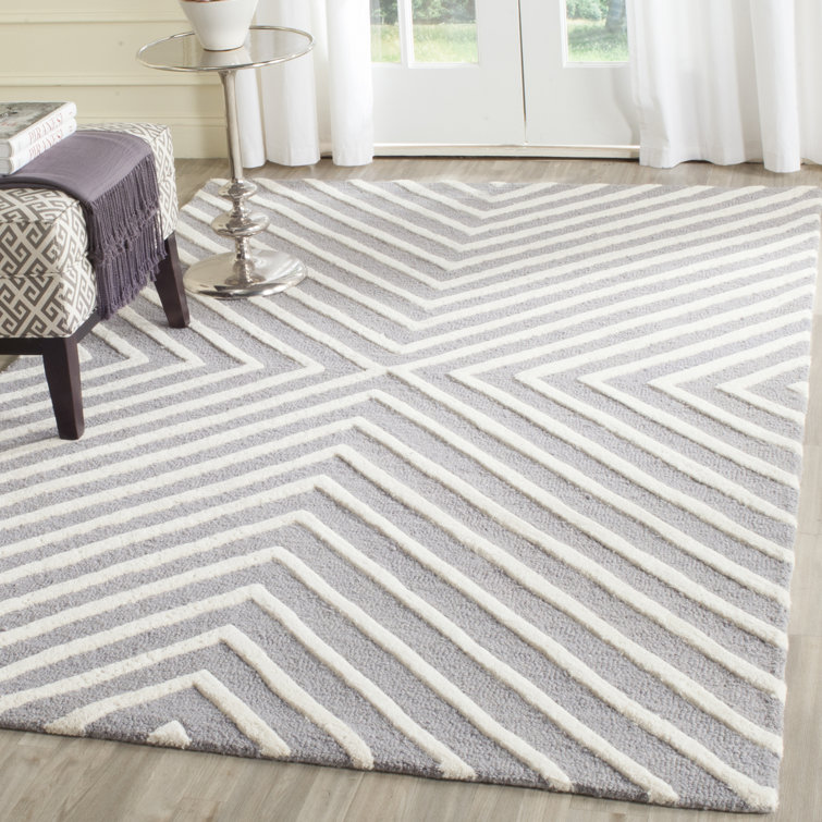 Shildon Geometric Wool Hand Woven Area Rug
