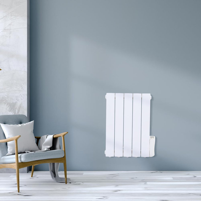 Breeins Wall Mounted Space Heater with Adjustable Thermostat, 3070, 57.5cm H x 45cm W x 8cm D