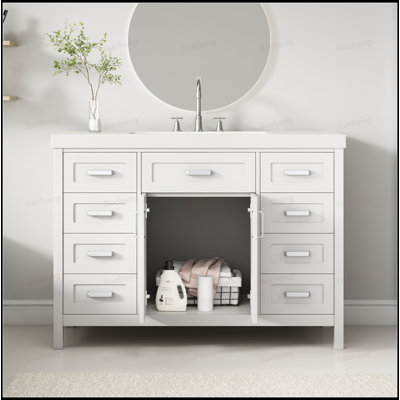 48" Bathroom Vanity With Sink