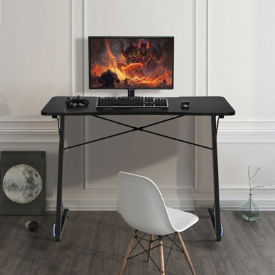 Curved Metal Base Standing Desk Converter