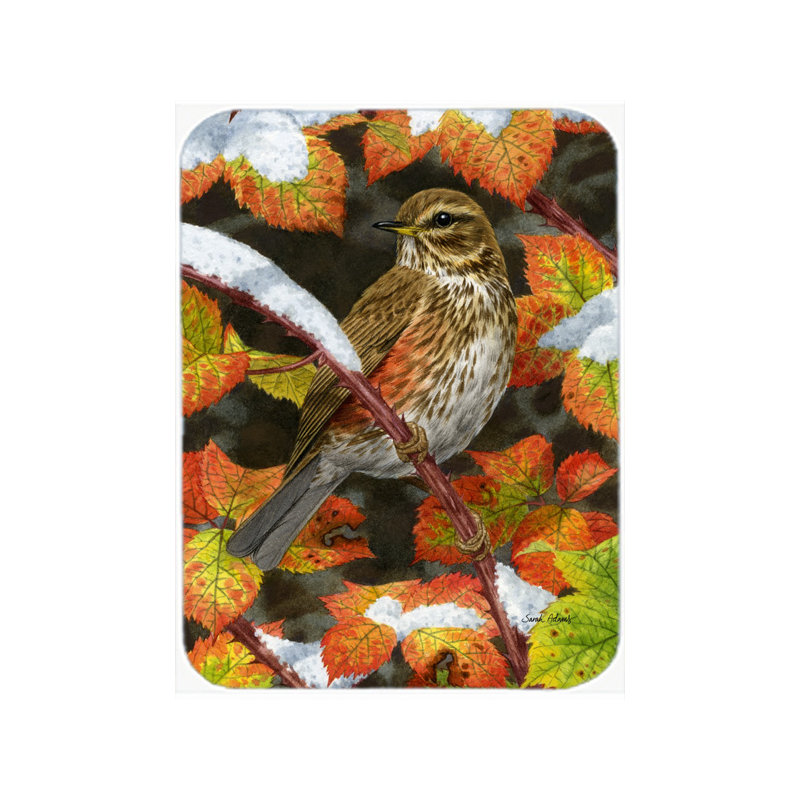 Caroline's Treasures Redwing Glass Cutting Board