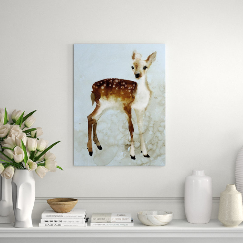 Forest Fawn I Print by Emma Brooks, Glass Coat, 40" H x 30" W x 1.5" D