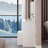 41" Large Size Left Bedside Cabinet Vanity Table+Cushioned Stool, Extra Large Touch Control LED Mirror, 3-Colour Switch, Multi Layer High Capacity Storage Fashionable Dresser, Suitable For Large Space-1574485602
