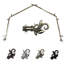 Ensemble de tringle à rideaux simple et quincaillerie à 4 côtés Rexford-314796323-398672298