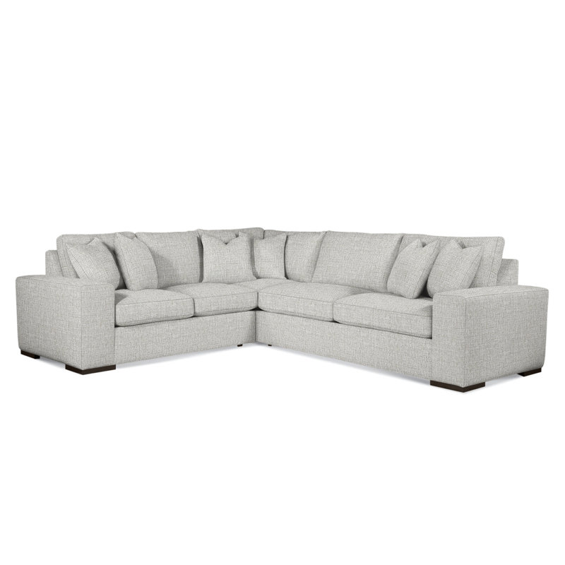 Memphis Sectional, Black, Left Hand Facing, Navy Crypton Performance; 0822-61