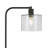 Calianne 57'' Blackened Bronze Arched Floor Lamp-526587492