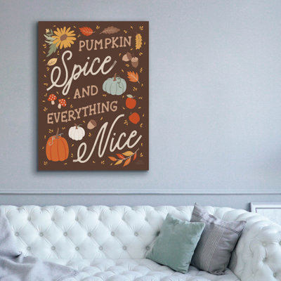 ' Harvest Wishes V' by Laura Marshall Canvas Wall Art