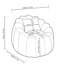 Pouf en forme de fleur comprimé, fauteuil de lecture surdimensionné pour adultes-1532601859