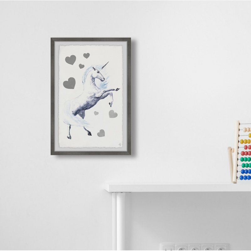 Crosley Crosley Lovely Unicorn - Single Picture Frame Print, 30cm H x 20cm W