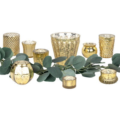 5'' H Glass Tabletop Votive Holder