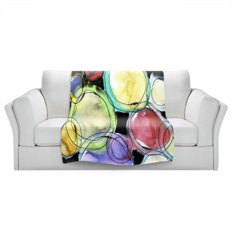  Couverture Artsy Dizzy Spell, 68 po x 80 po