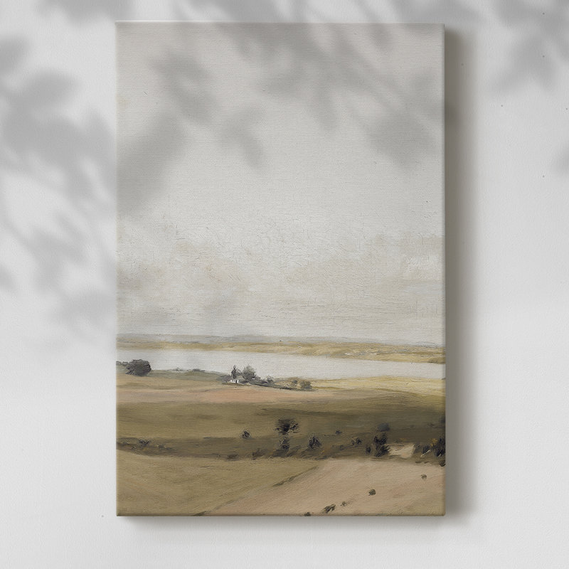 Paysage rétro CLIX - galerie Cavas, H 36 po x l 24 po
