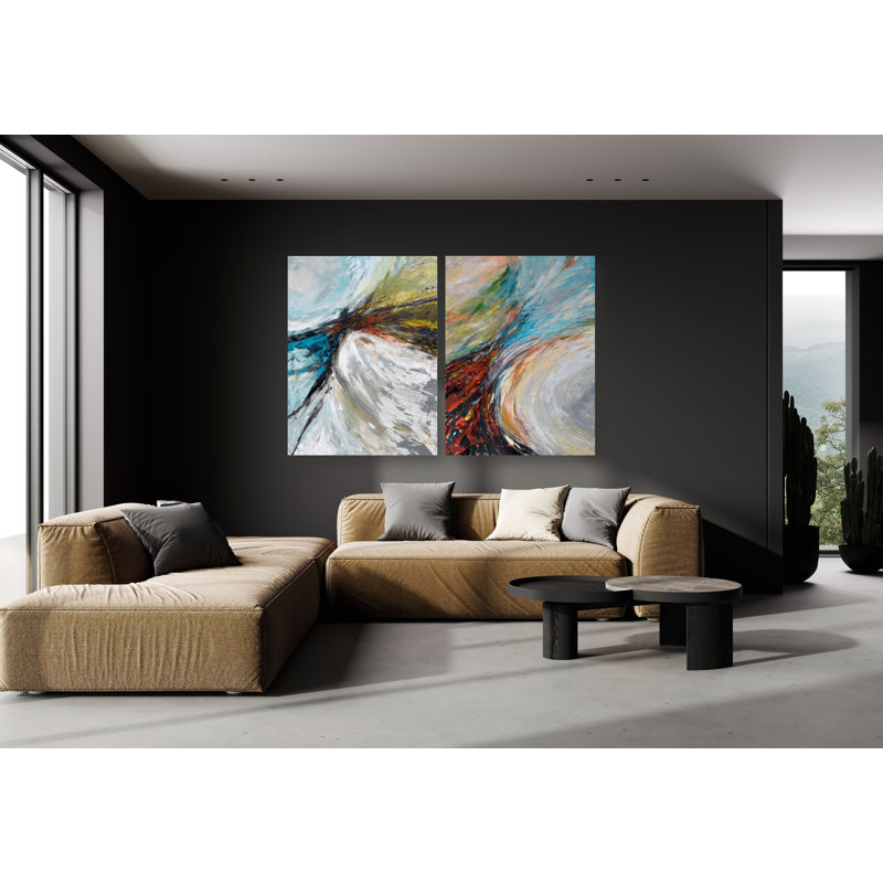 Electric Print by John Beard, 60" H x 80" W x 1.5" D, Unframed