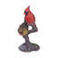 Red Cardinal Couple on branch | Handcrafted Decorative Bird Statue for Home & Garden | Premium Polyresin, Weather-Resistant Indoor/Outdoor Decor