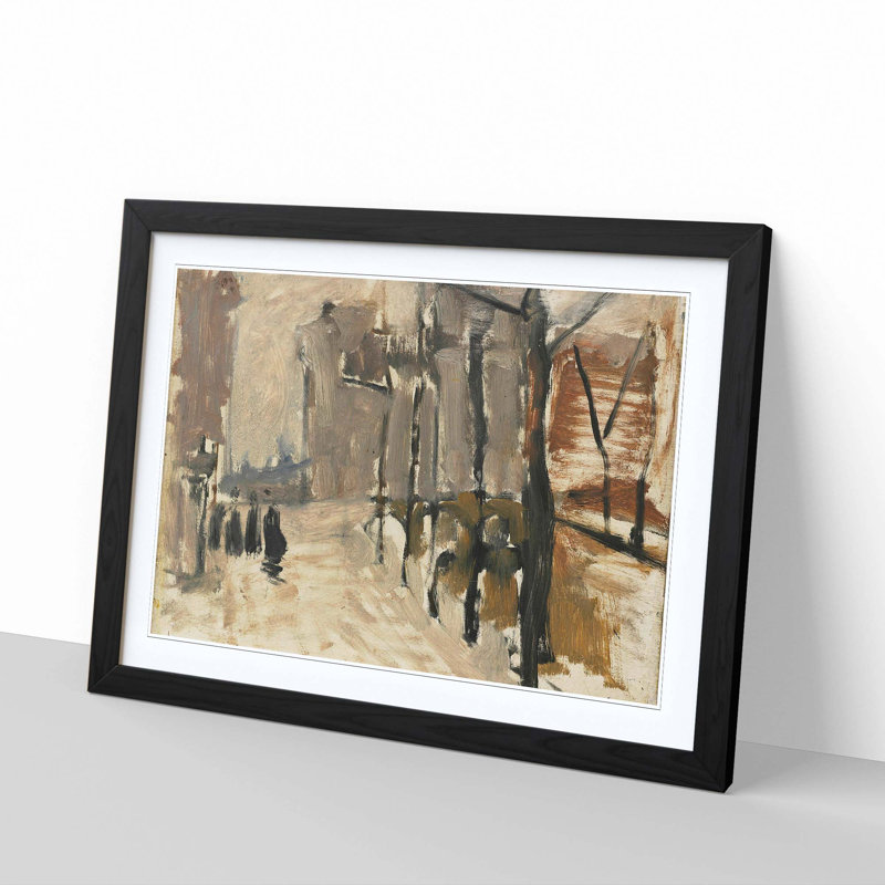 George Hendrik Breitner - Single Picture Frame Painting, Black