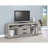 Engineered Wood Tv Stand Featuring Grey Driftwood Shade, Two Drawers For Storing Items, Rustic Look Adding Character, Construction, Smooth Surface, 15.5 Inches Wide Made Of In Color, Ample Storage