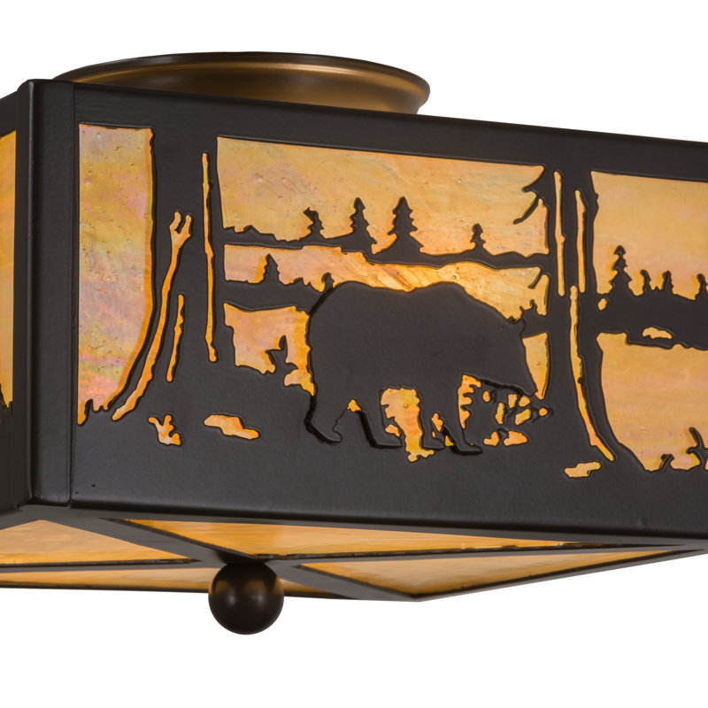 Rustic Lodge 2 - Light Flush Mount