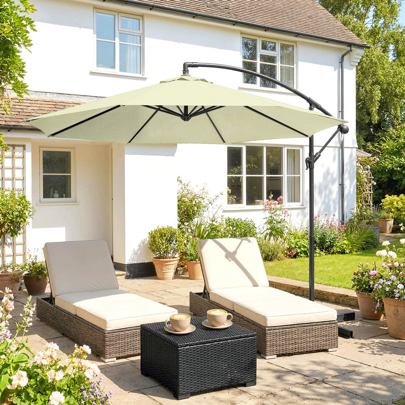295cm Cantilever Parasol, Beige