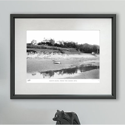 Kents Bank, From The Sands 1894 by Francis Frith - Single Picture Frame Print