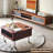 Solid Wood Rectangular Coffee Table-111944047
