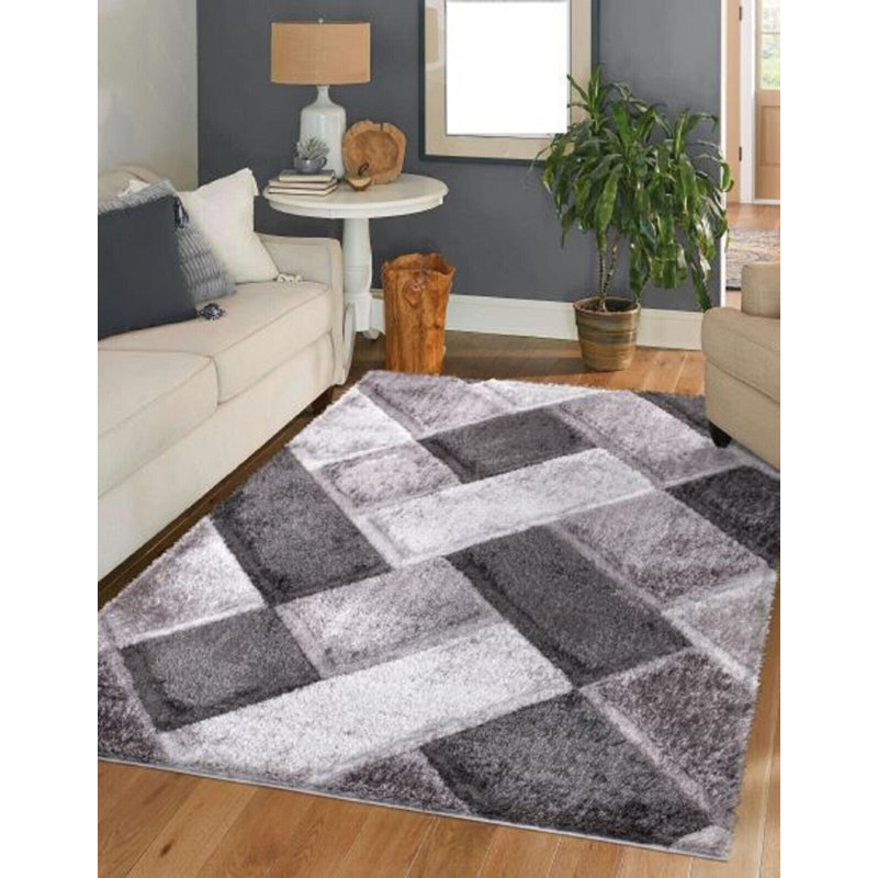 Christoph Geometric Indoor / Outdoor Area Rug, Rectangle 60 x 110cm